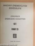 Magyar Éremgyűjtők Egyesülete Országos éremcsere közvetítés 1987/3