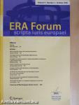 ERA Forum October 2008