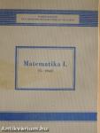 Matematika I/1.