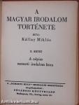 A magyar irodalom története I-III.