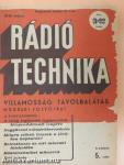 Rádiótechnika 1948./Rádió és filmtechnika 1948., 1949./Rádióvilág 1948. (Vegyes számok) (11 db)