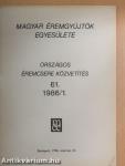 Magyar Éremgyűjtők Egyesülete Országos éremcsere közvetítés 1986/1