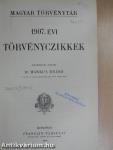 1907. évi törvényczikkek