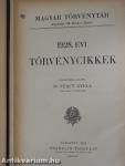 1928. évi törvénycikkek