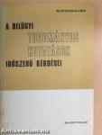 A belügyi tudományos kutatások időszerű kérdései