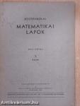 Középiskolai matematikai lapok 1958 (fél évfolyam)