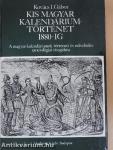 Kis magyar kalendáriumtörténet 1880-ig