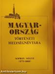 Magyarország történeti helységnévtára - Sopron megye (1773-1808)