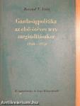 Gazdaságpolitika az első ötéves terv megindításakor