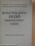 Kosztolányi Dezső összegyűjtött versei