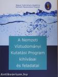 A Nemzeti Víztudományi Kutatási Program kihívásai és feladatai