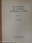 Dictionary of English Personal Names