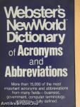 Webster's NewWorld Dictionary of Acronyms and Abbreviations