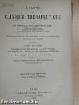 Lecons de clinique thérapeutique III.