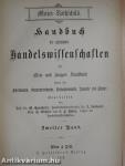 Handbuch der gesammten Handelswissenschaften II. (gótbetűs)