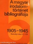 A magyar irodalomtörténet bibliográfiája 7.