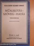 Műalkotás-szöveg-hatás