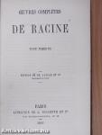 Oeuvres complétes de Racine I. (töredék)