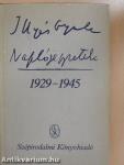 Naplójegyzetek 1929-1945