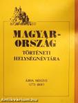 Magyarország történeti helységnévtára - Árva megye (1773-1808)