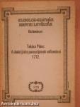 A dadai járás parasztjainak vallomásai 1772. (dedikált példány)