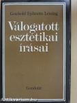Gotthold Ephraim Lessing válogatott esztétikai írásai