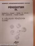 Pénzügytan III.