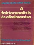 A faktoranalízis és alkalmazása