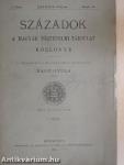 Századok 1904. (nem teljes évfolyam)