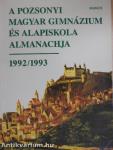 A Pozsonyi Magyar Gimnázium és Alapiskola almanachja 1992/1993