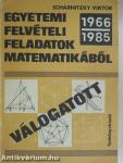 Egyetemi felvételi feladatok matematikából