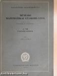 Műszaki matematikai gyakorlatok A. VIII.