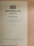 500 angol közmondás és mondás (orosz és angol nyelvű)