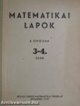 Matematikai Lapok 1960/3-4.