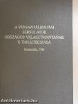 A vízgazdálkodási társulatok országos választmányának V. tanácskozása