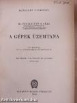 A gépek üzemtana