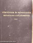 Törvények és rendeletek hivatalos gyűjteménye 1962.