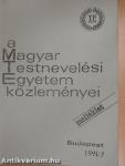 A Magyar Testnevelési Egyetem közleményei melléklet 1991/3 