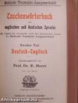 Taschenwörterbuch der englischen und deutschen Sprache I-II.