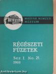 Régészeti füzetek I. 1968/21.