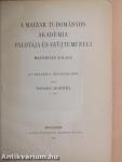 A Magyar Tudományos Akadémia palotája és gyüjteményei