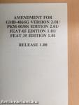 Amendment for GMB-486SG Version 2.01/PKM-0038S Edition 2.01/FEAT-05 Edition 1.01/FEAT-35 Edition 1.01