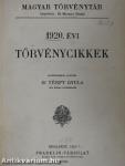 1920. évi törvénycikkek