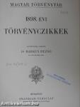 1898. évi törvényczikkek