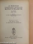 A magyar gazdasági irodalom könyvészete II. 1806-1830.