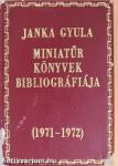 Miniatűr könyvek bibliográfiája 1971-1972 (minikönyv)