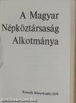 A Magyar Népköztársaság Alkotmánya (minikönyv)