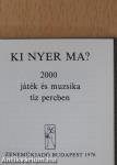 Ki nyer ma? (minikönyv)