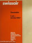 Swissair Timetable