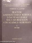 Iratok a nemzetiségi kérdés történetéhez Magyarországon a dualizmus korában I.